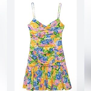 ZARA Floral Printed Dress